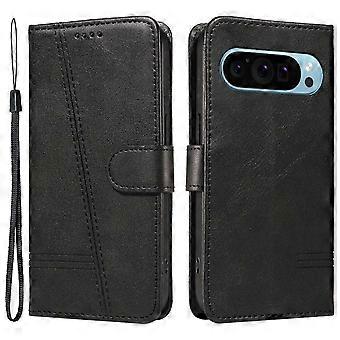 For Google Pixel 9/ 9 Pro Case Leather Book Flip Phone Cover Wallet Stand View