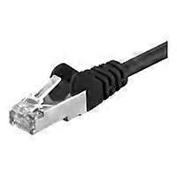 CAT 5e Network Cable - GOOBAY - 1.5m - Black - Shielded Twisted Pair (F/UTP)