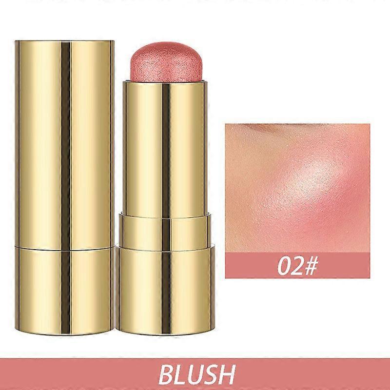 3 In 1 Multi Stick Blush For Cheeks & Lip Tint & Eyeshadow Makeup, Blush Stick + Highlighter Stick + Bronzer / Complete Face Make Up