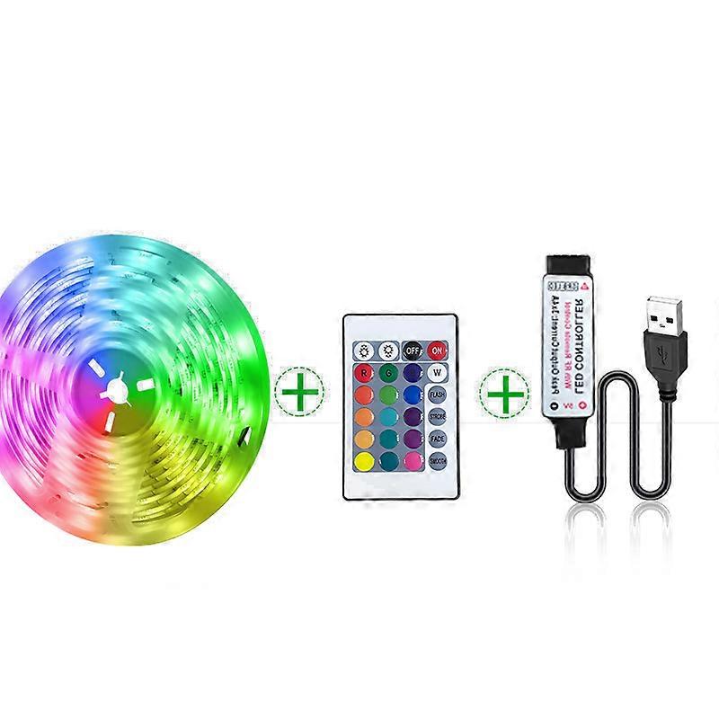 Guirlande lumineuse LED INF 3M RGB avec télécommande IR à 24 boutons