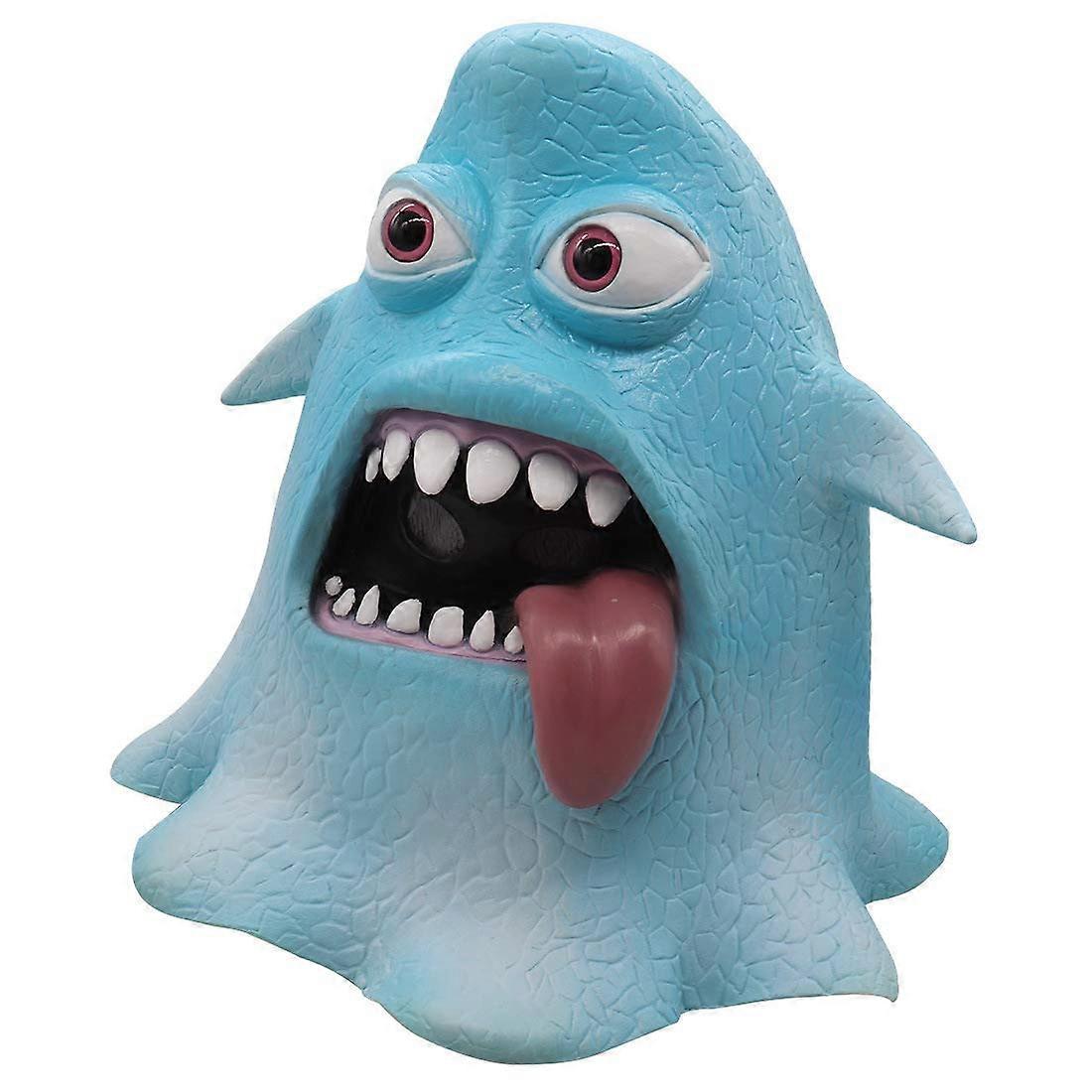 Mask Full Head Latex Horror Costume Accessory Durable Material Size Adjustable