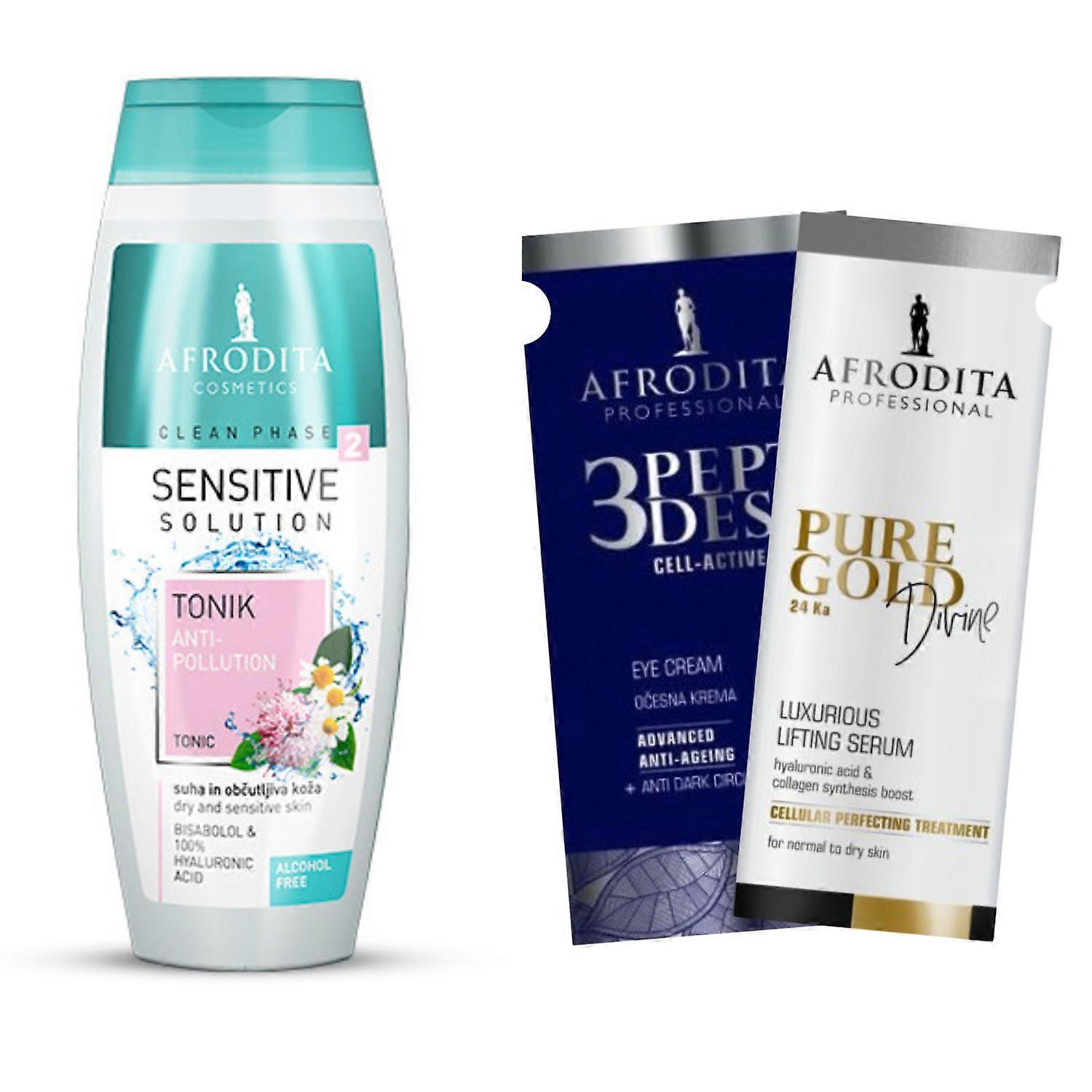 Afrodita Clean Phase Tonic For Dry And Sensitive Skin + 2 Samples