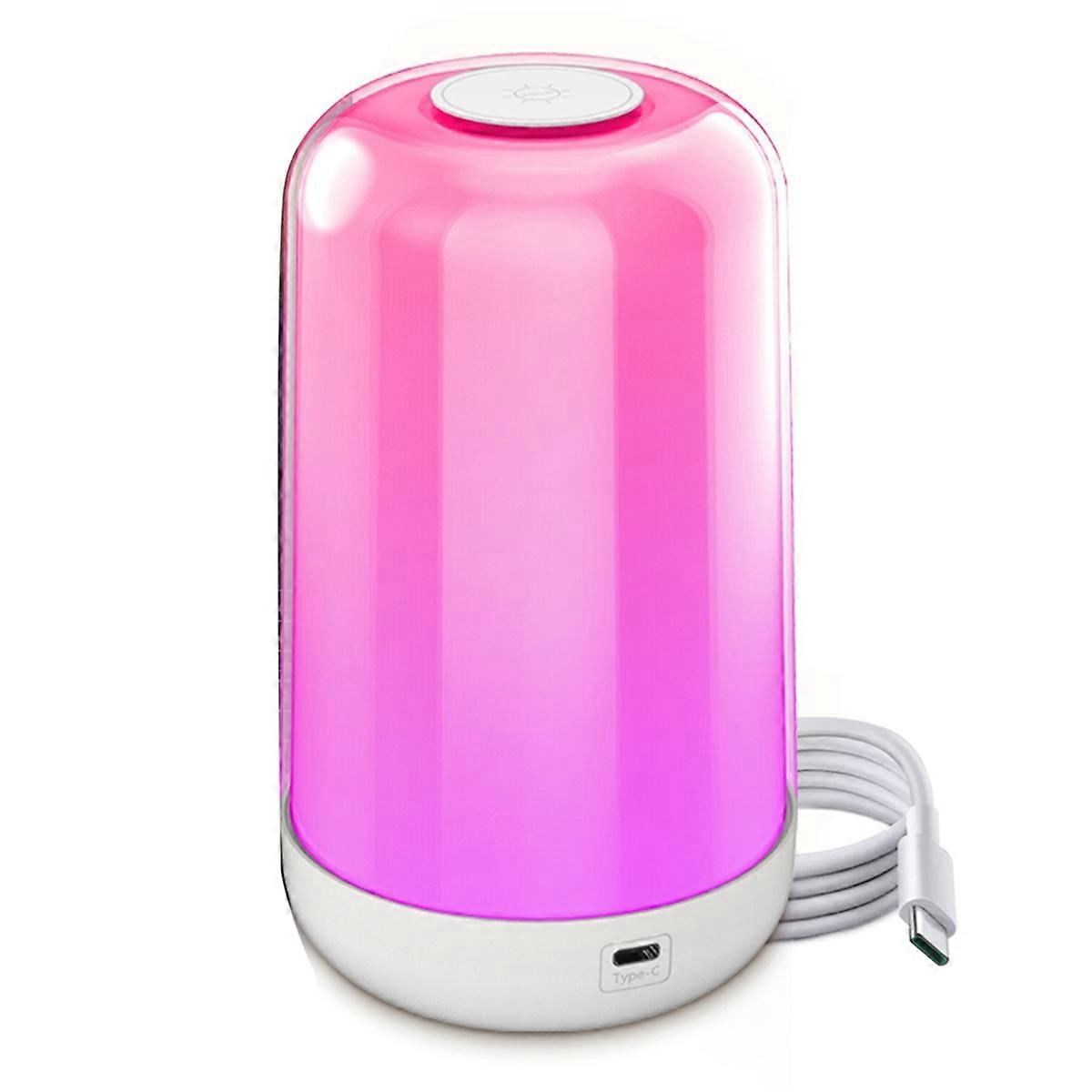 Bluetooth Smart Touch Bedside Table Lamp Dimmable RGB LED Light