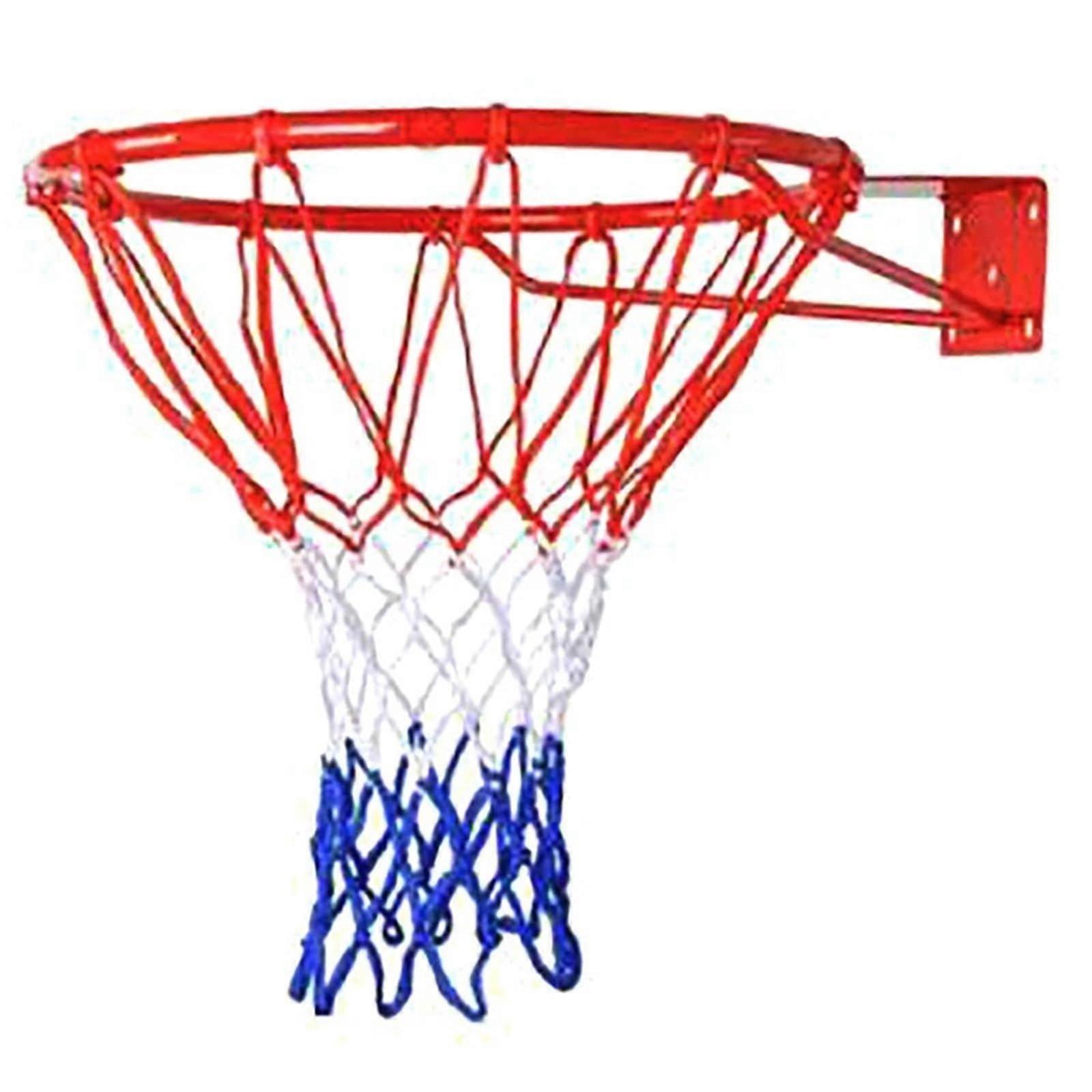 Basketball Net 10Pcs Outdoor Sports Basketball Net Standard Nylon Thread Fit Any Basketball Hoop Mesh Net 12 Loops for Basketball Hoop