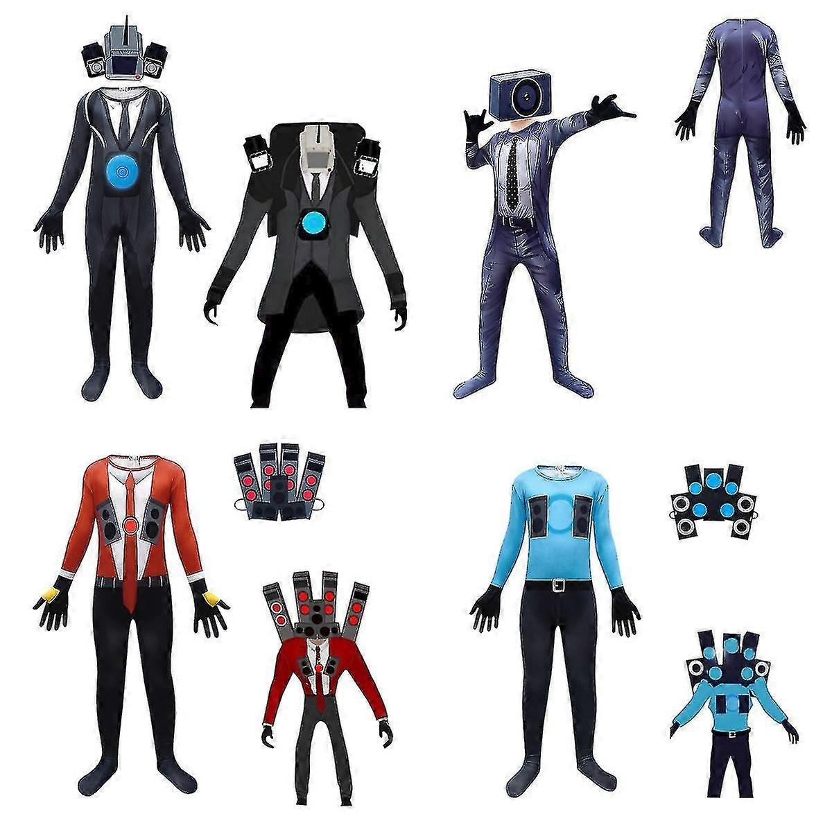 ילדים סקיבידי אסלה גברים תחפושות קוספליי ליל כל הקדושים קרנבל אירוע מסיבת תחפושות Z
