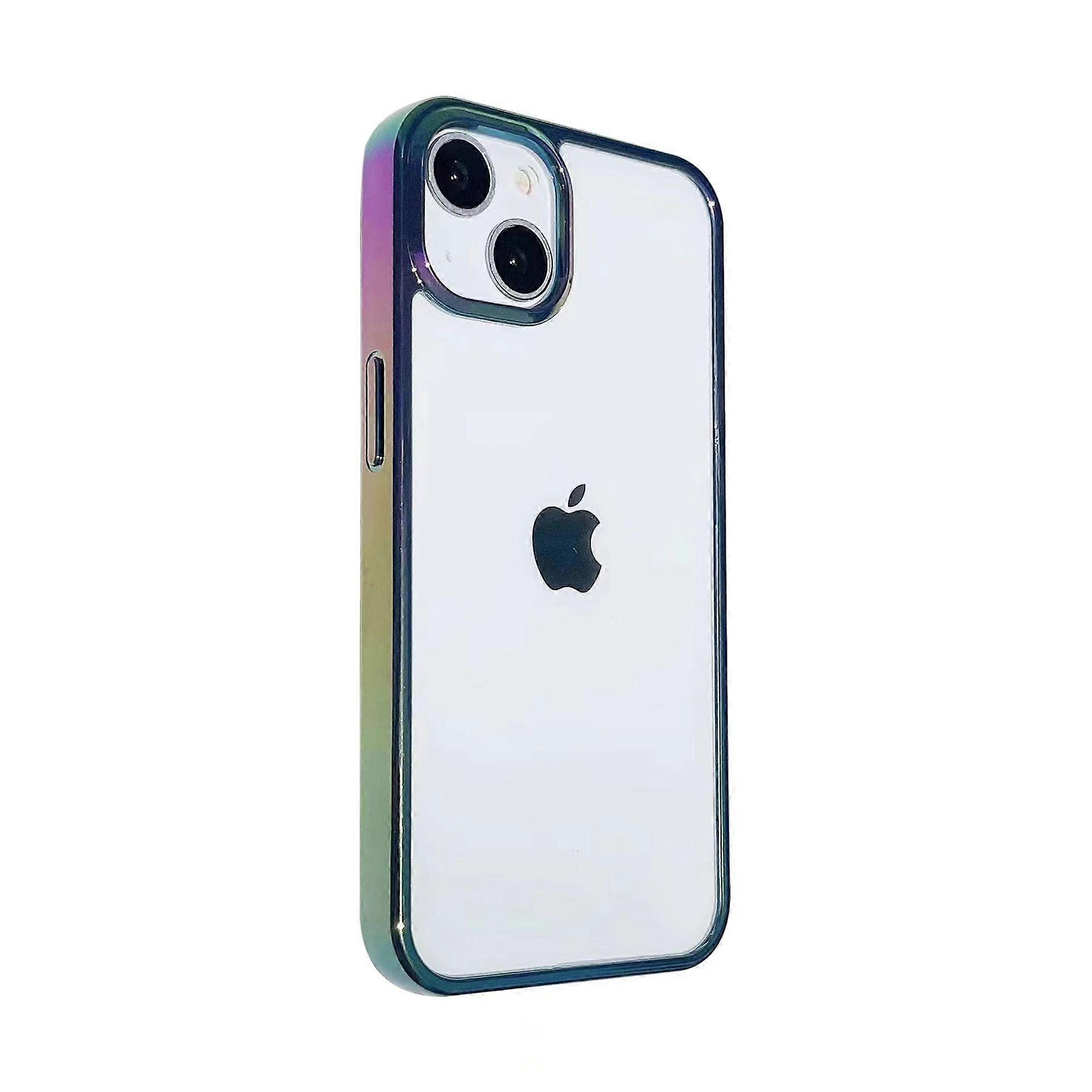 Compatible with iPhone12pro, Aurora Gradient Heavy Duty Shockproof Phone Caseblue