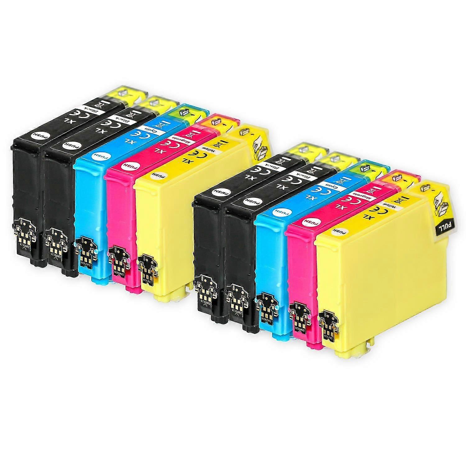 2 Set of 4 + extra Black Ink Cartridges to replace Epson 603XL+603XLBk Compatible/non-OEM from Go Inks (10 Inks)
