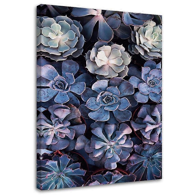 Impression sur toile, Shabby Chic fleurs nature - 40x60