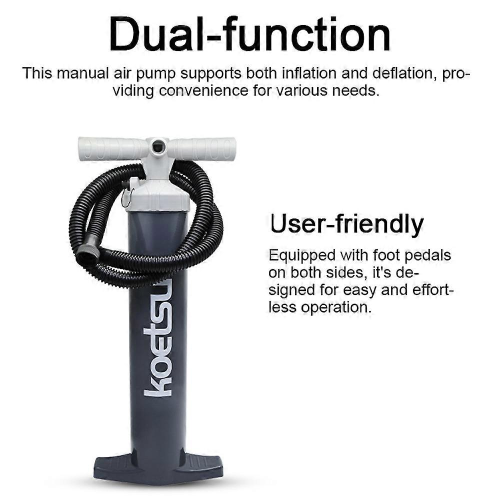Two-way Manual Air Pump 4L/6L High Pressure 17.3-21.7in Portable