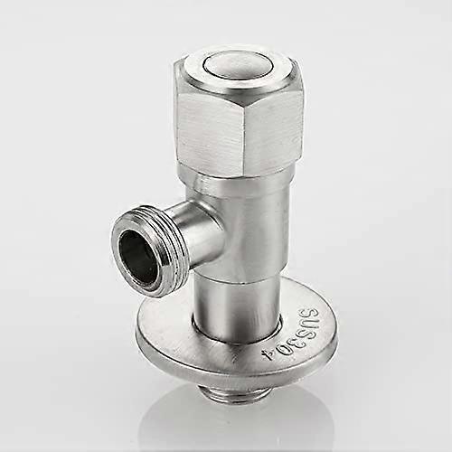 Stop Valve Copper Angle Valve Stainless Steel Angle G1/2 Thread For Toilet Basin