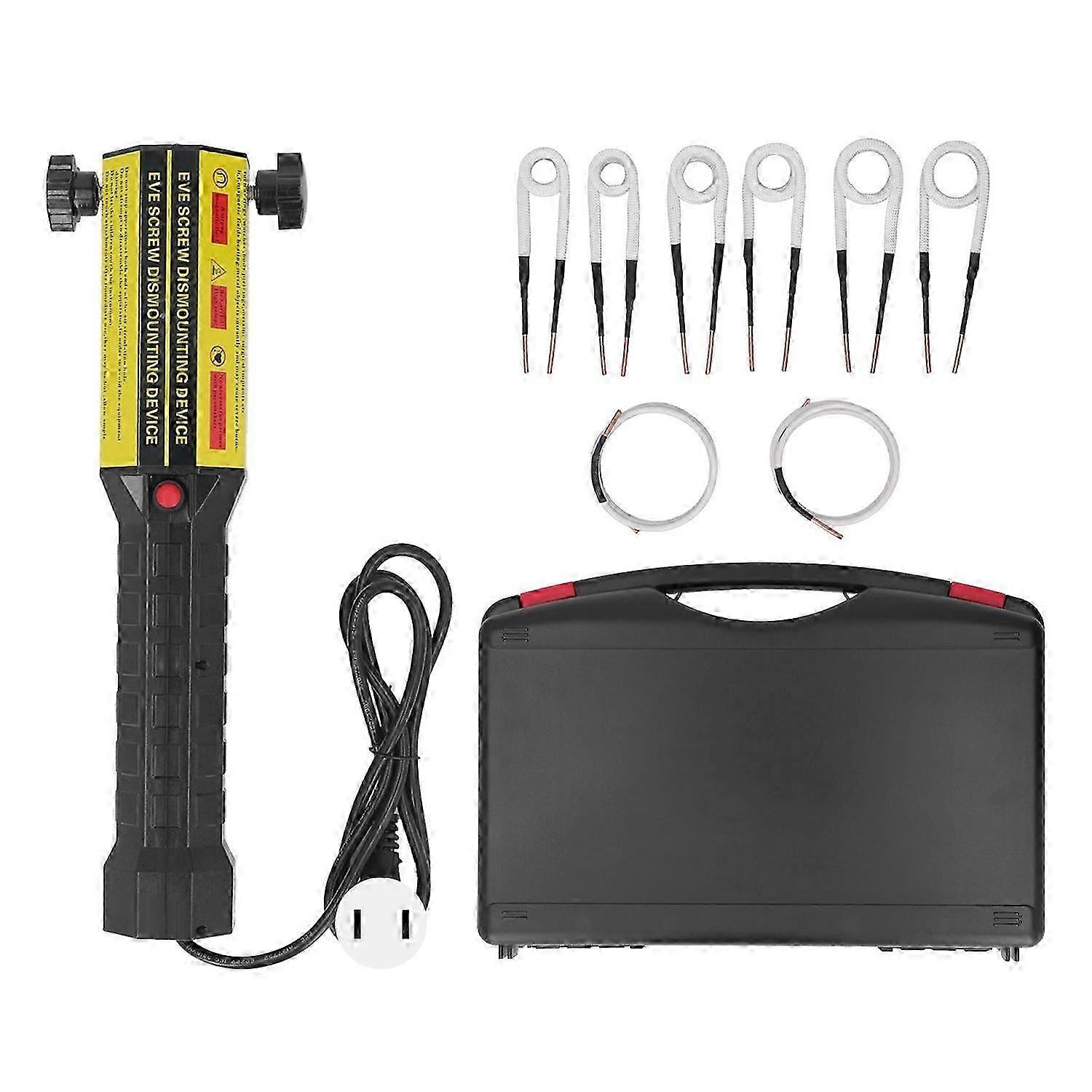 Magnetic Induction Heater Flameless Heat Tool Heating Machine With 8pcs Coil For Bolt Nut Removal Us