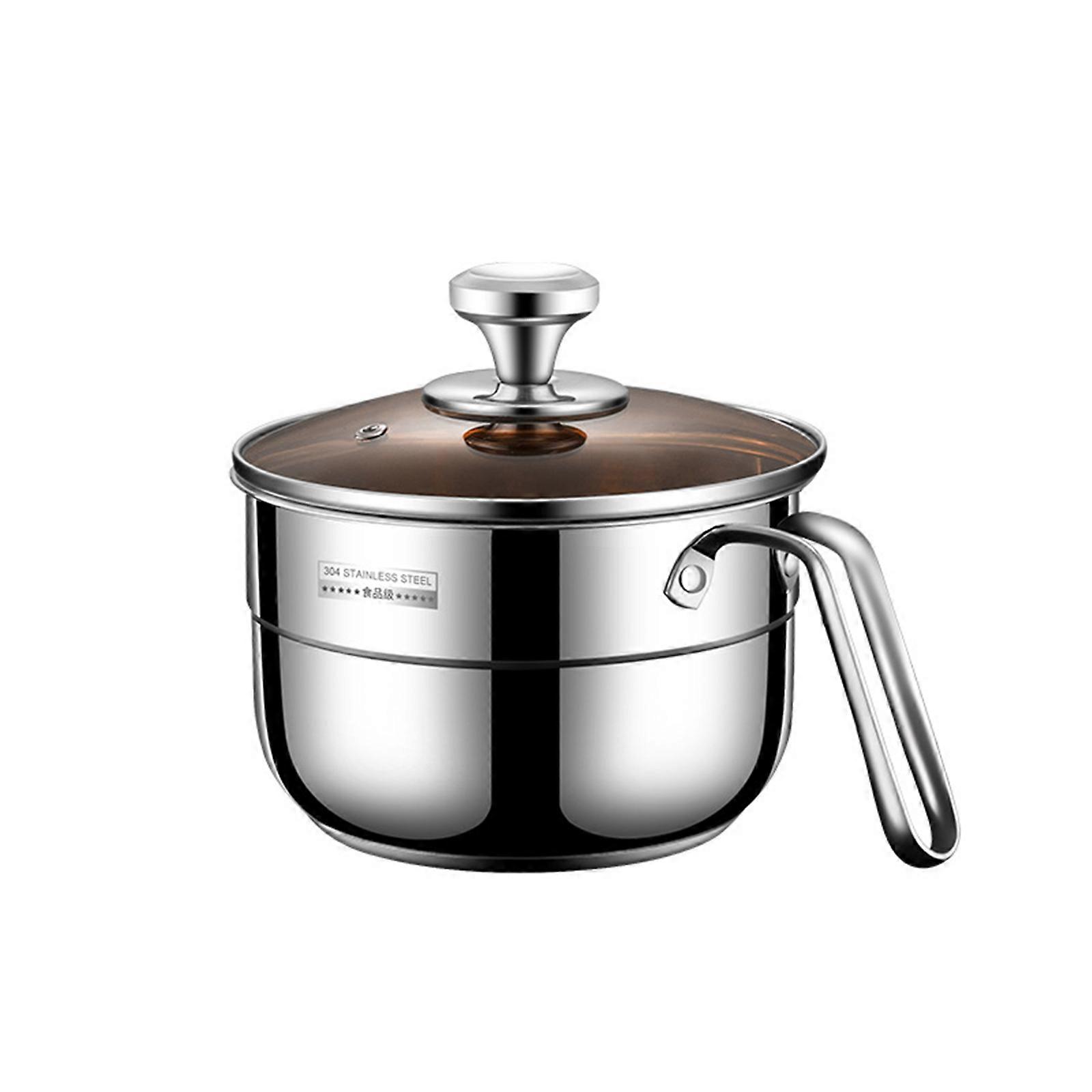 Marmite épaisse en acier inoxydable, compatible avec les plaques de cuisson à induction, multicolore