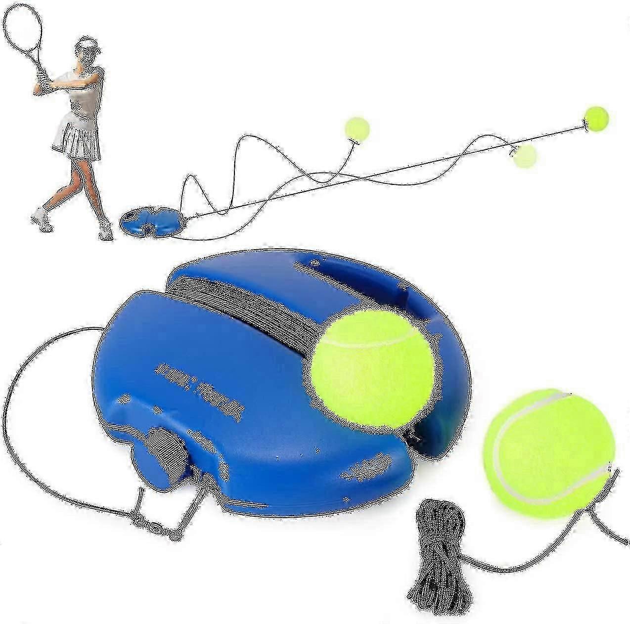 סט אימוני טניס נייד עם כדורי ריבאונד - ציוד תרגול סולו לכל Levels_cp המיומנויות -CN-WR
