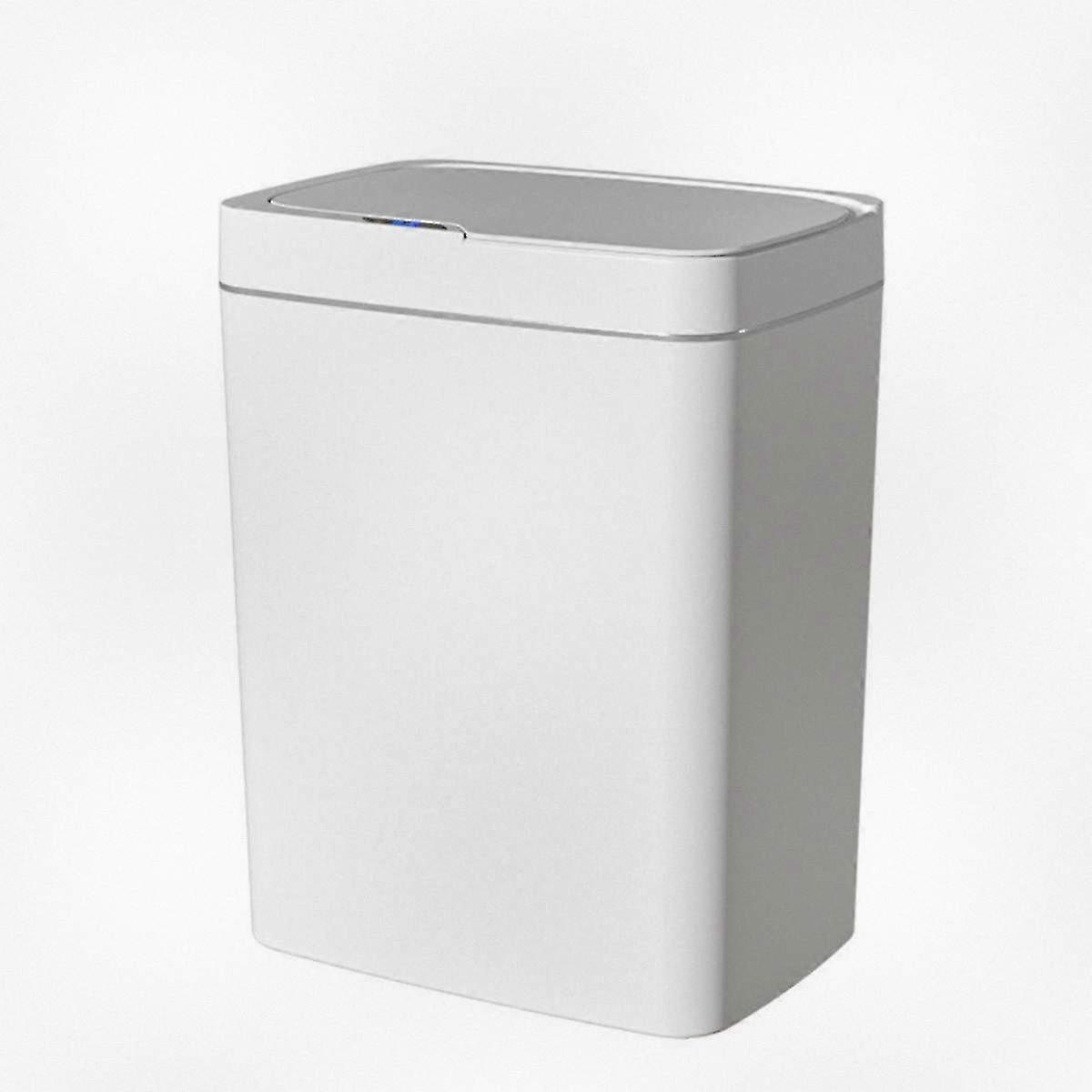 15L Automatic Motion Sensor Trash Bin Waterproof and Quiet Wastebasket, Rechargeable for Use in Kitchen and Bathroom