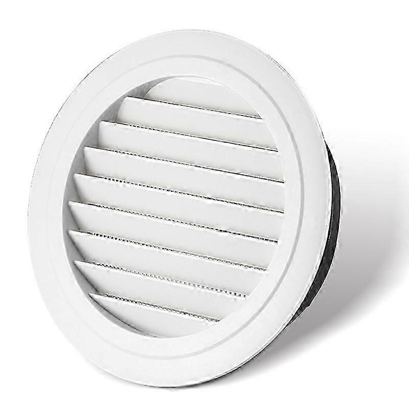 Decorative Round Air Vent Cover - Adjustable Wall/Ceiling Grill with Mesh,20cm