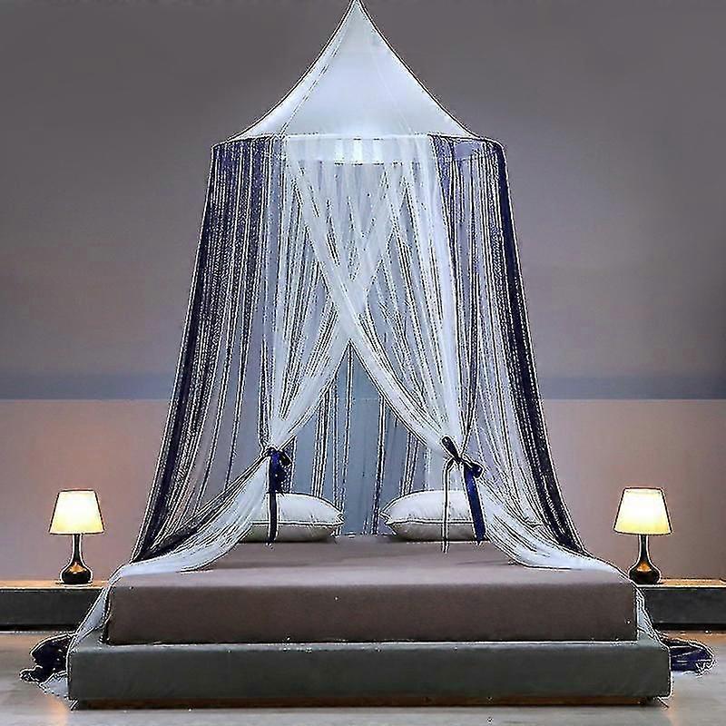 Dome mosquito nets, installation-free single-opening drop ceiling net