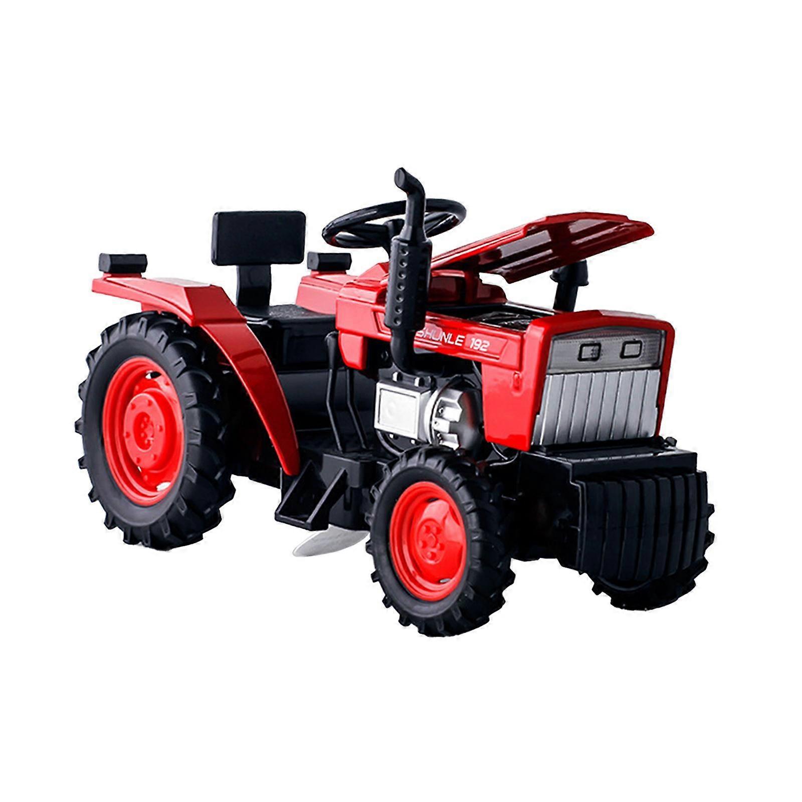 1:32 Farmer Tractor Model Toy Alloy Sound Light Model Realistic Diecast Vehicle