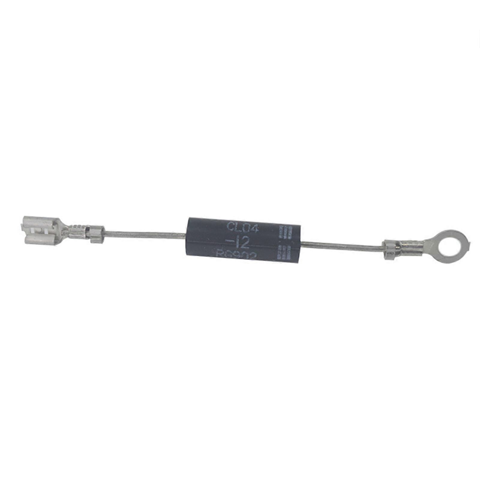 4 Stück Universal Mikrowellendiode Schwarz Metall Zubehör Mikrowellenherd Diode Schnellheizdiode Metall Material