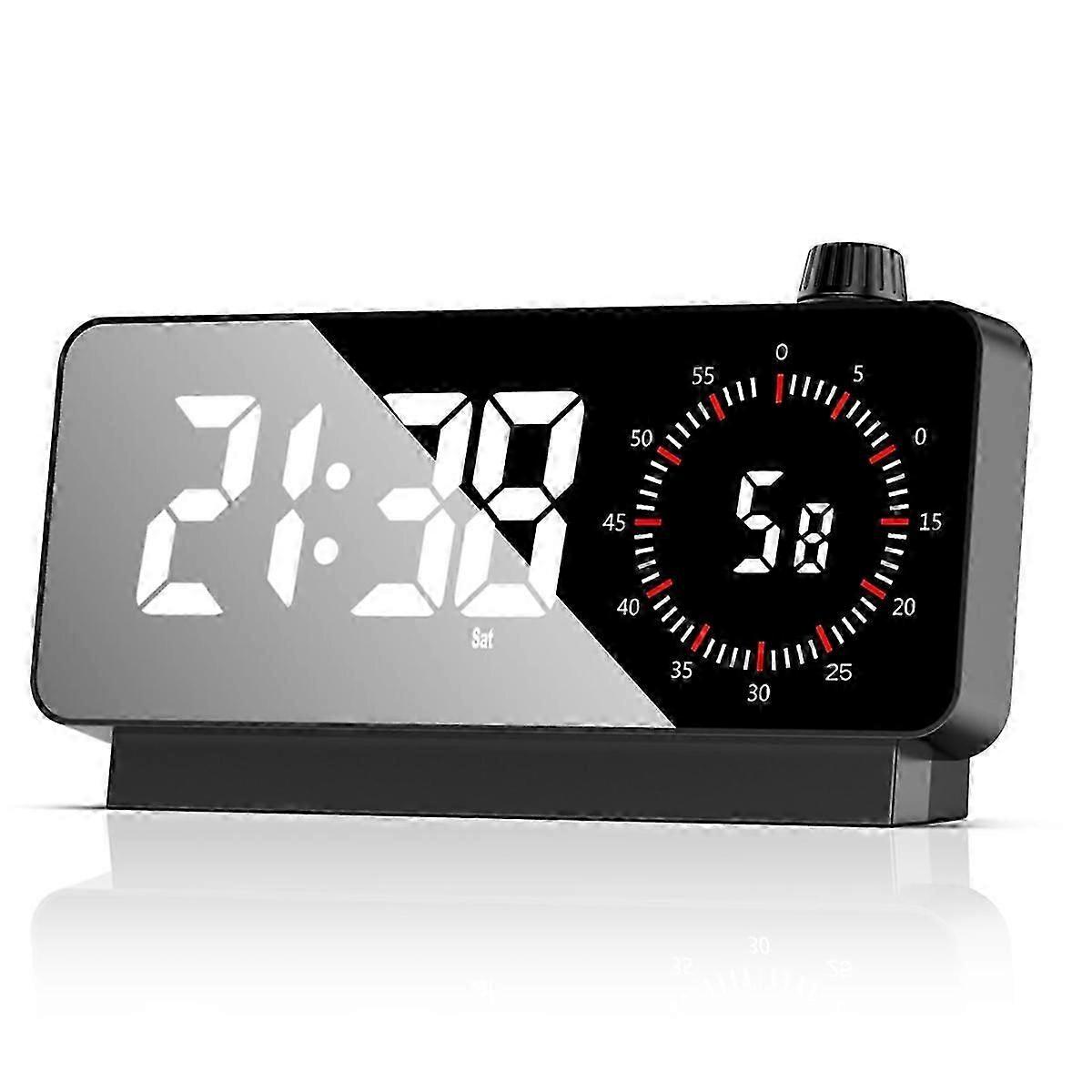 Alarm Clock with Timer: Digital Desk Clock Battery Operated