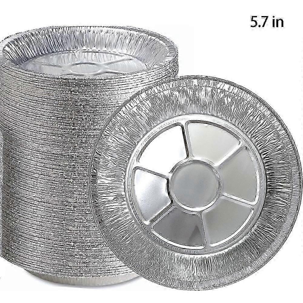 60pcs Foil Pie Pan Heavy Duty Standard Size for Baking and Serving