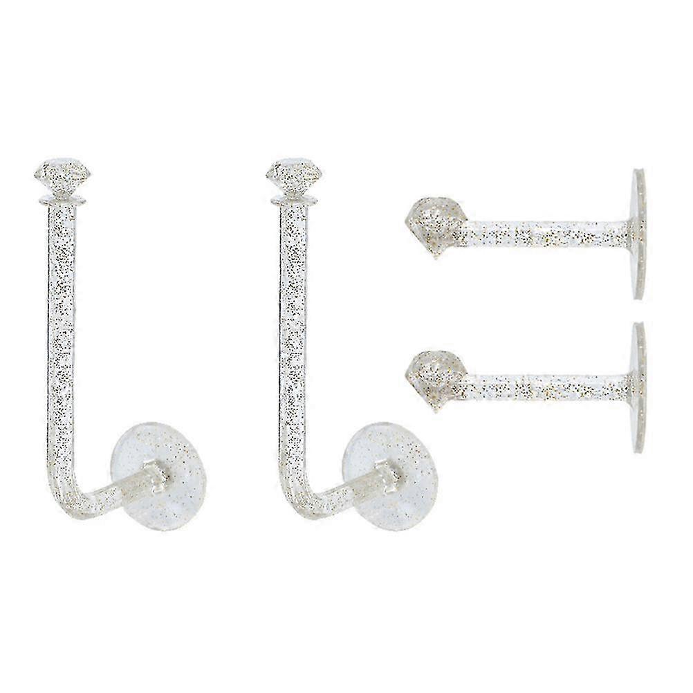 4 Pcs Ornaments Hooks Wall Storage Hook Bangle Storage Hook Hair Scrunchies Storage Hook