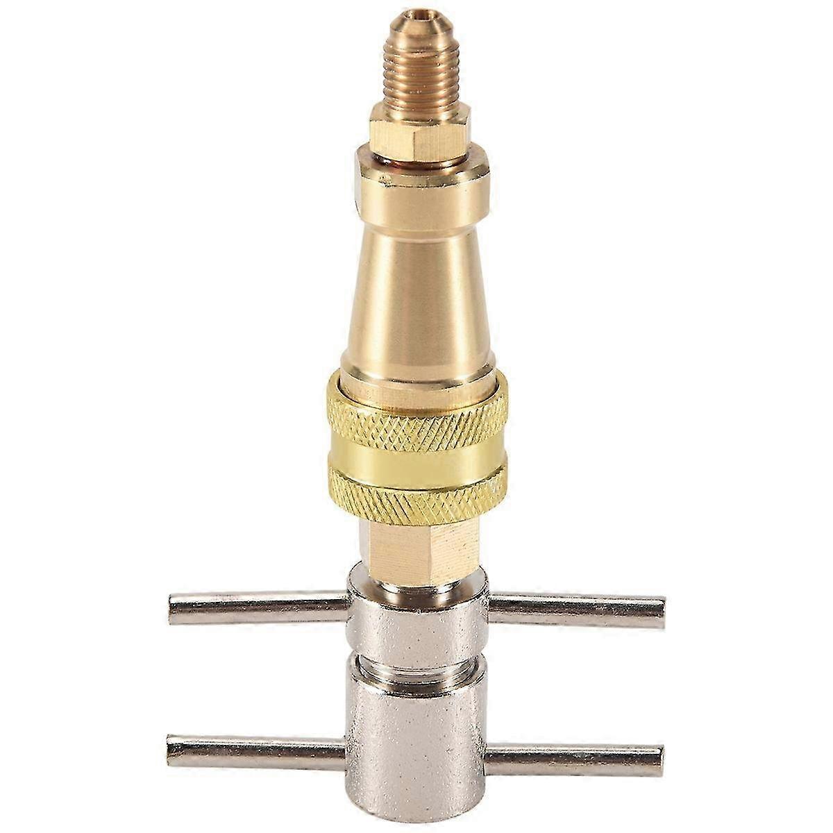 Tools High   1/4 inch FNPT Refrigerator Quick Coupling Brass Washer Quick Connect Plug Edition 0703