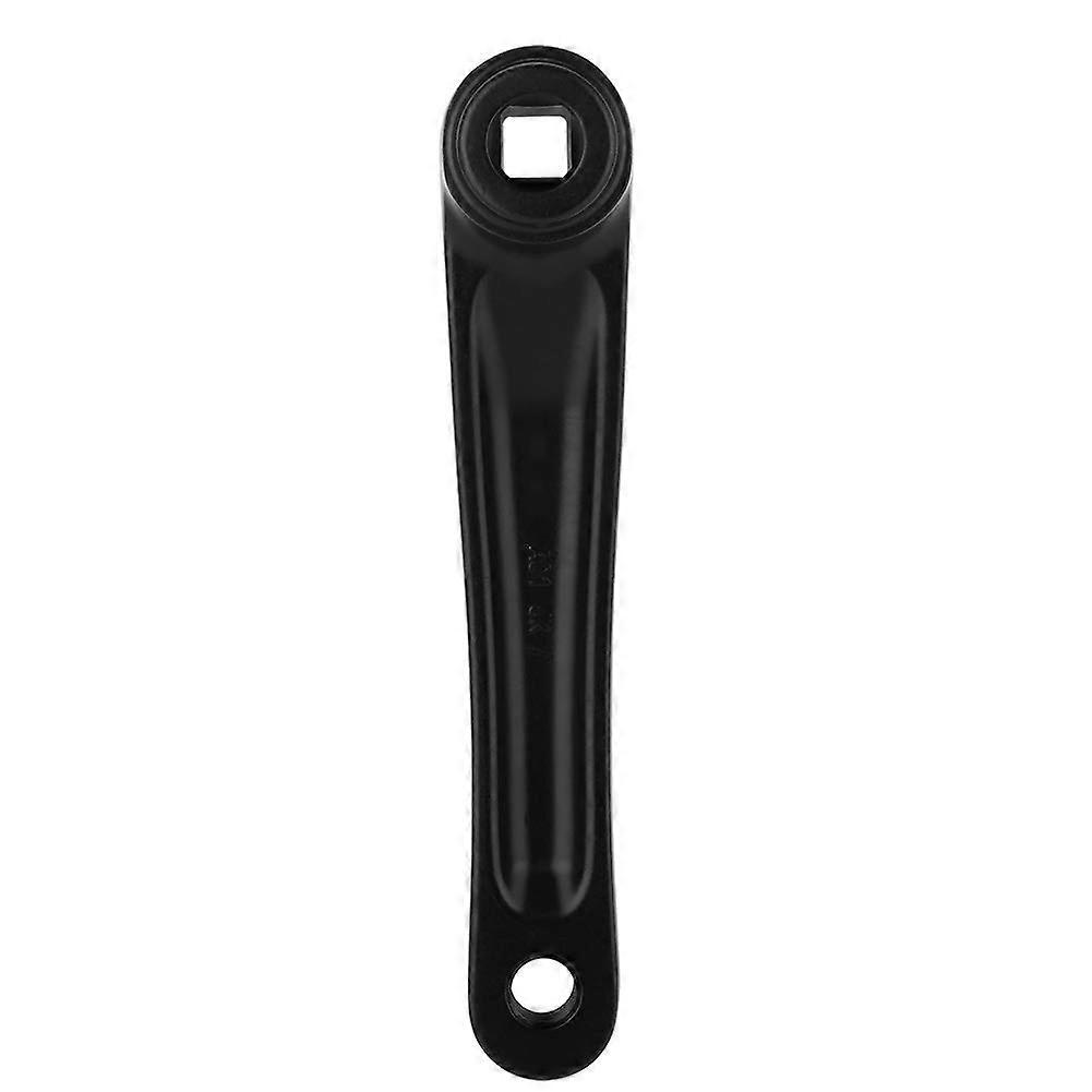 Bicycle Crank Aluminium Alloy Left Single Chain Crank for Bicycle Replacement Accessories Black Square Ref: 3257