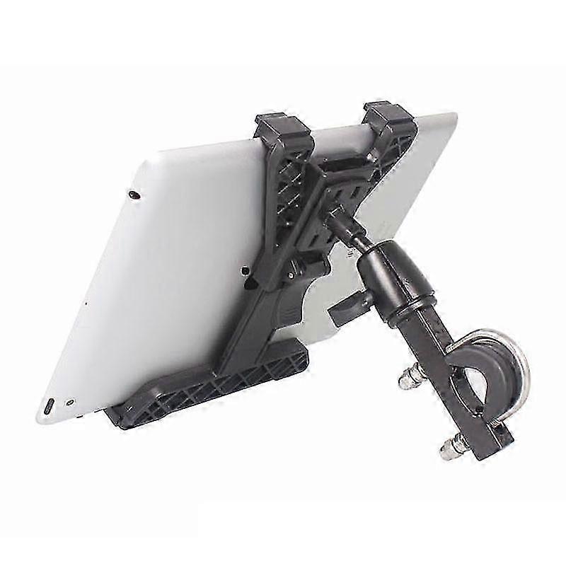 Support de tablette universel en alliage d’aluminium pour PC de 7 à 10,1 pouces, support de support de vélo rotatif à 360 degrés