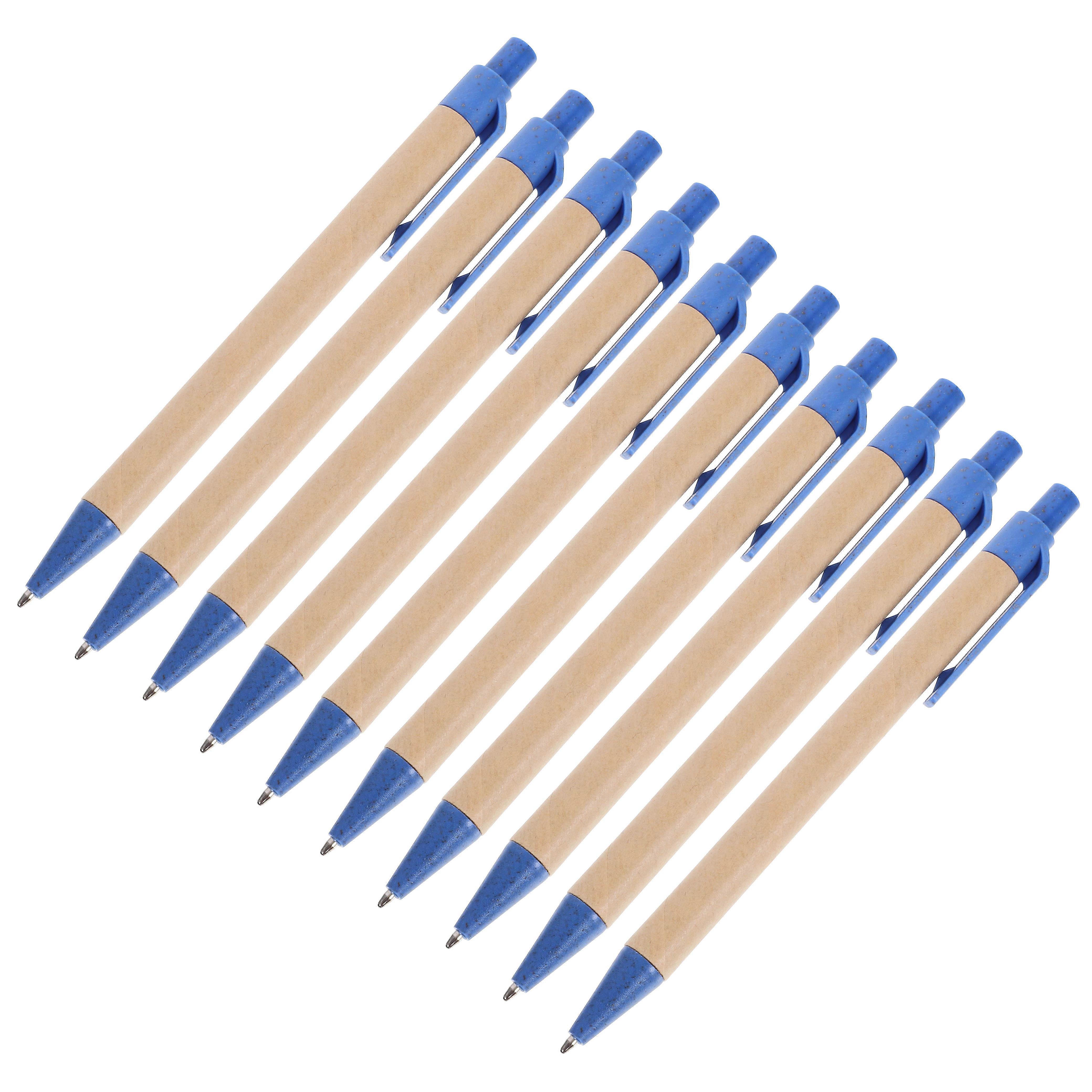 Ergonomic Design Ballpoint Pen Office Workers Portable Medium Point Writing Instrument 10Pack