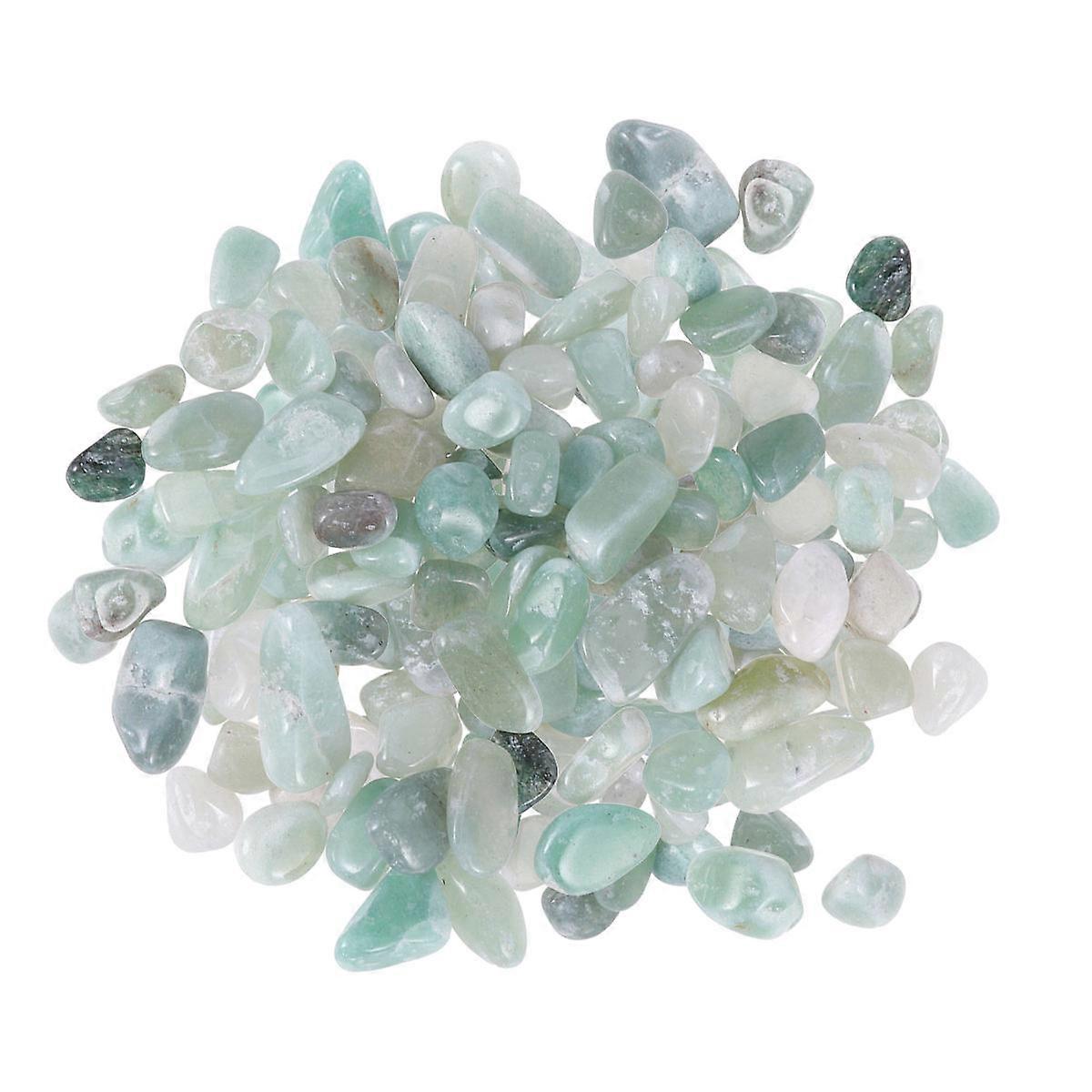 Decorative Gravel Natural Stone Chips Aventurine For Aquarium Flower Arrangement Exposed Aggregate Flooring 500g 1Pack