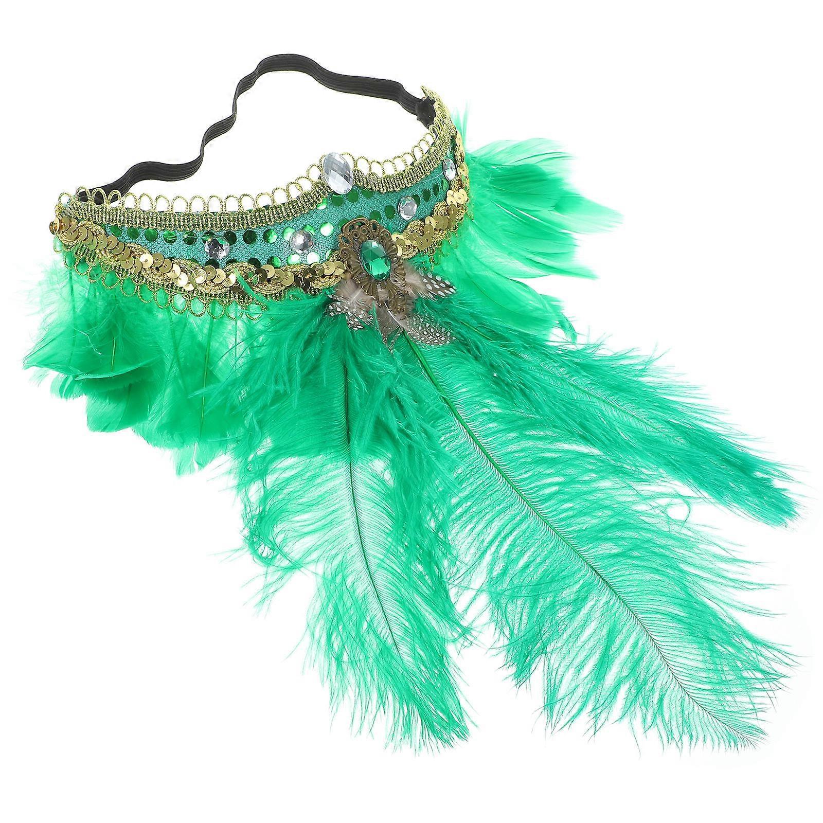 Decorative Fascinator Headband Plumage And Fabric 30.00X22.00X5.00CM Wedding Use 1Pack