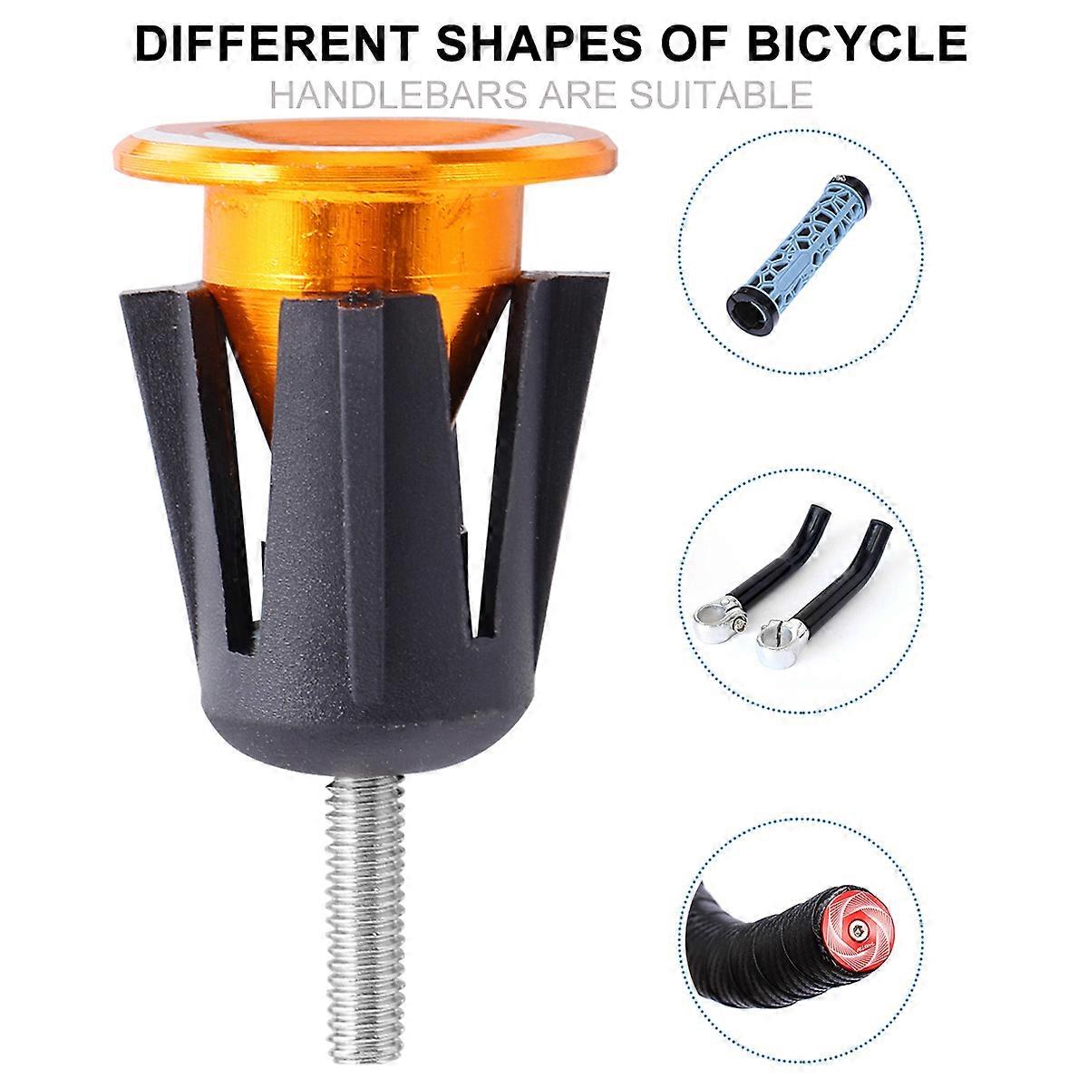 Bicycle Handlebar End Plugs Cylindrical Plastic Handlebar Assembly For Bike Handlebar 4x2.5cm 1Set