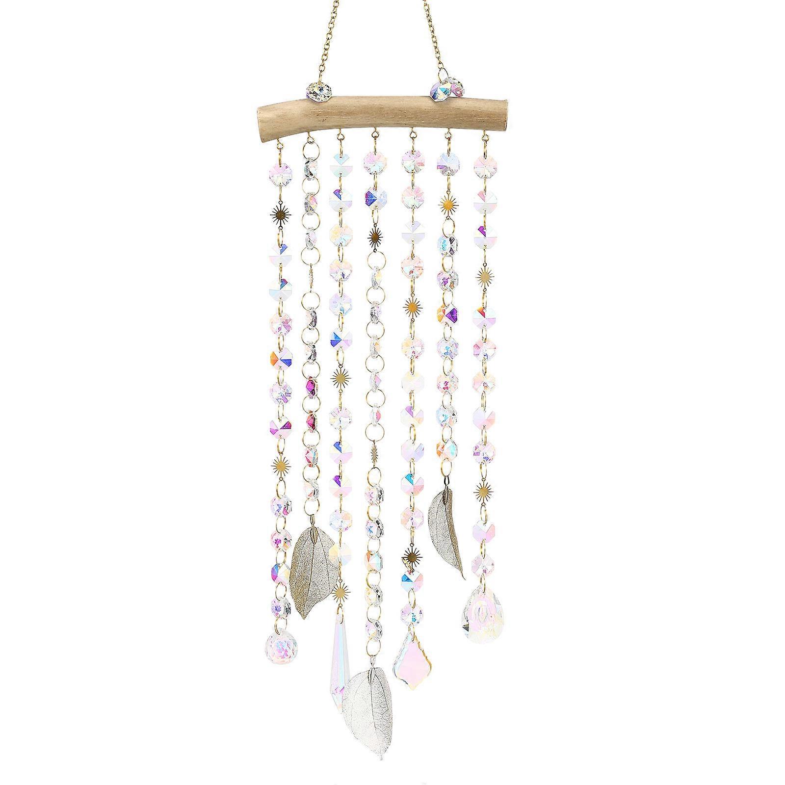 Crystal Wind Chimes Sun Catcher Kit – Weather Resistant Hanging Decor for Outdoor & Home Garden Use – Easy Installation, Unique Design
