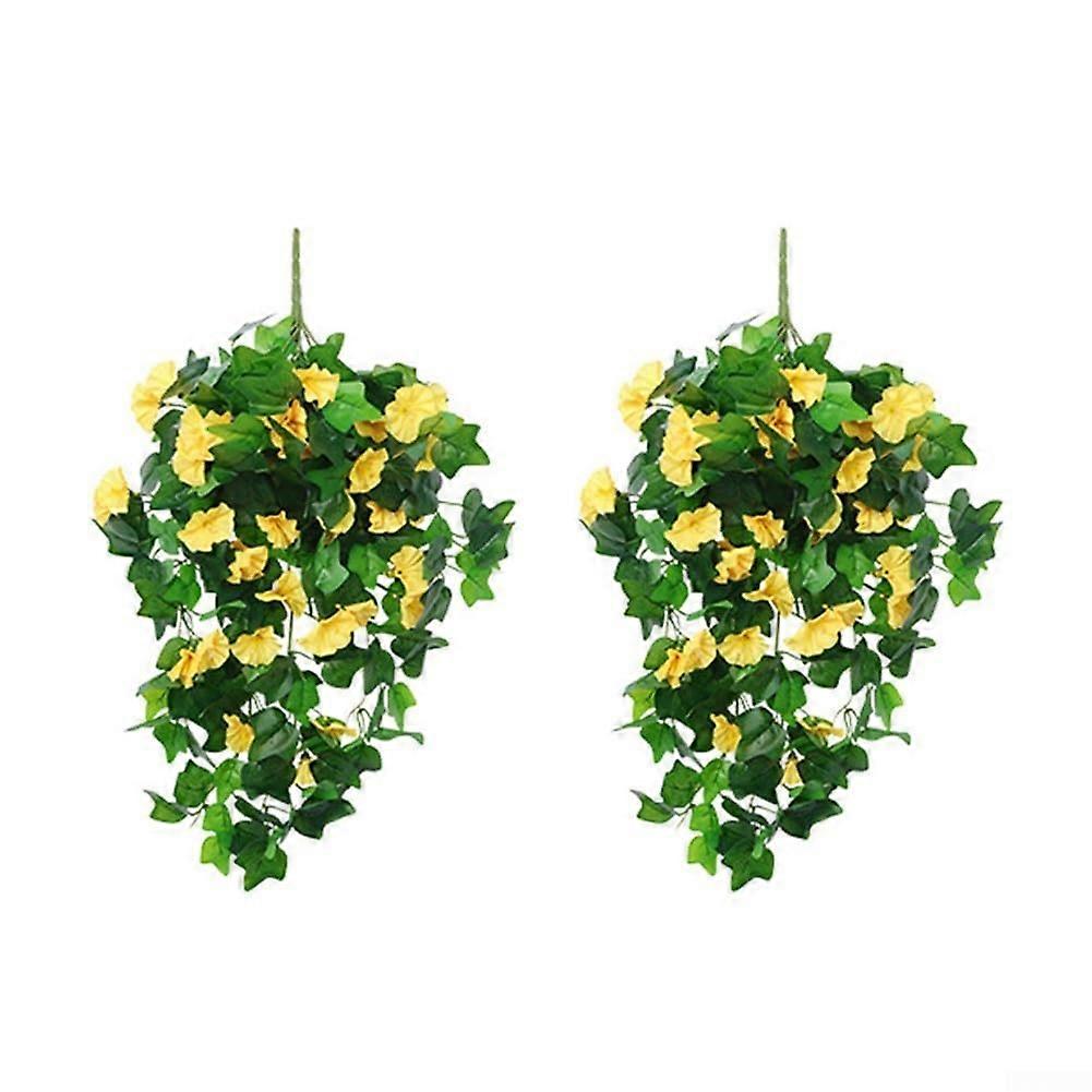 Decorative silk vines for weddings and events, artificial hanging ornaments (D)