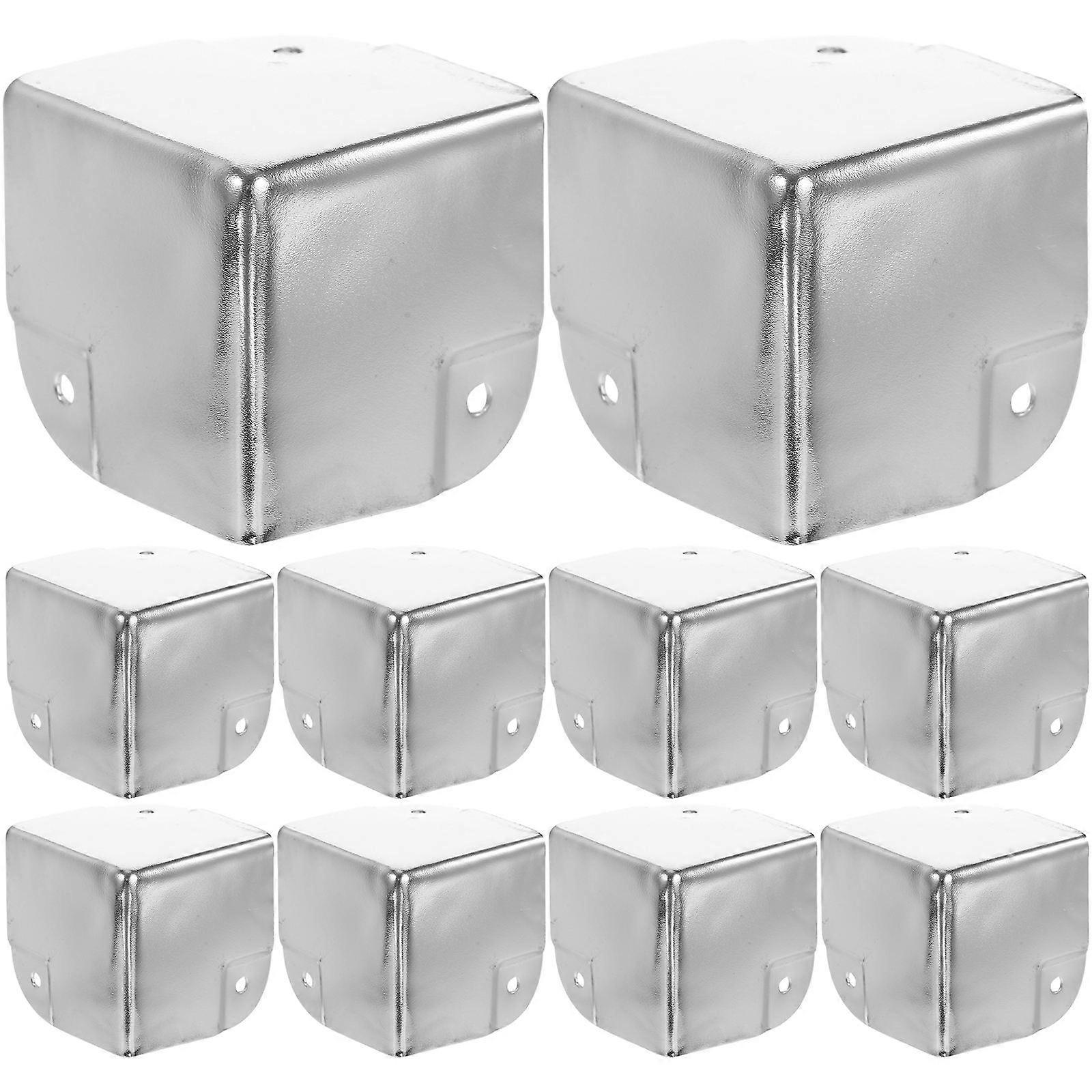 Decorative Corner Guards For Furniture Table Corner Protector Cabinets Silver 5.00X5.00X5.00cm 10Pcs
