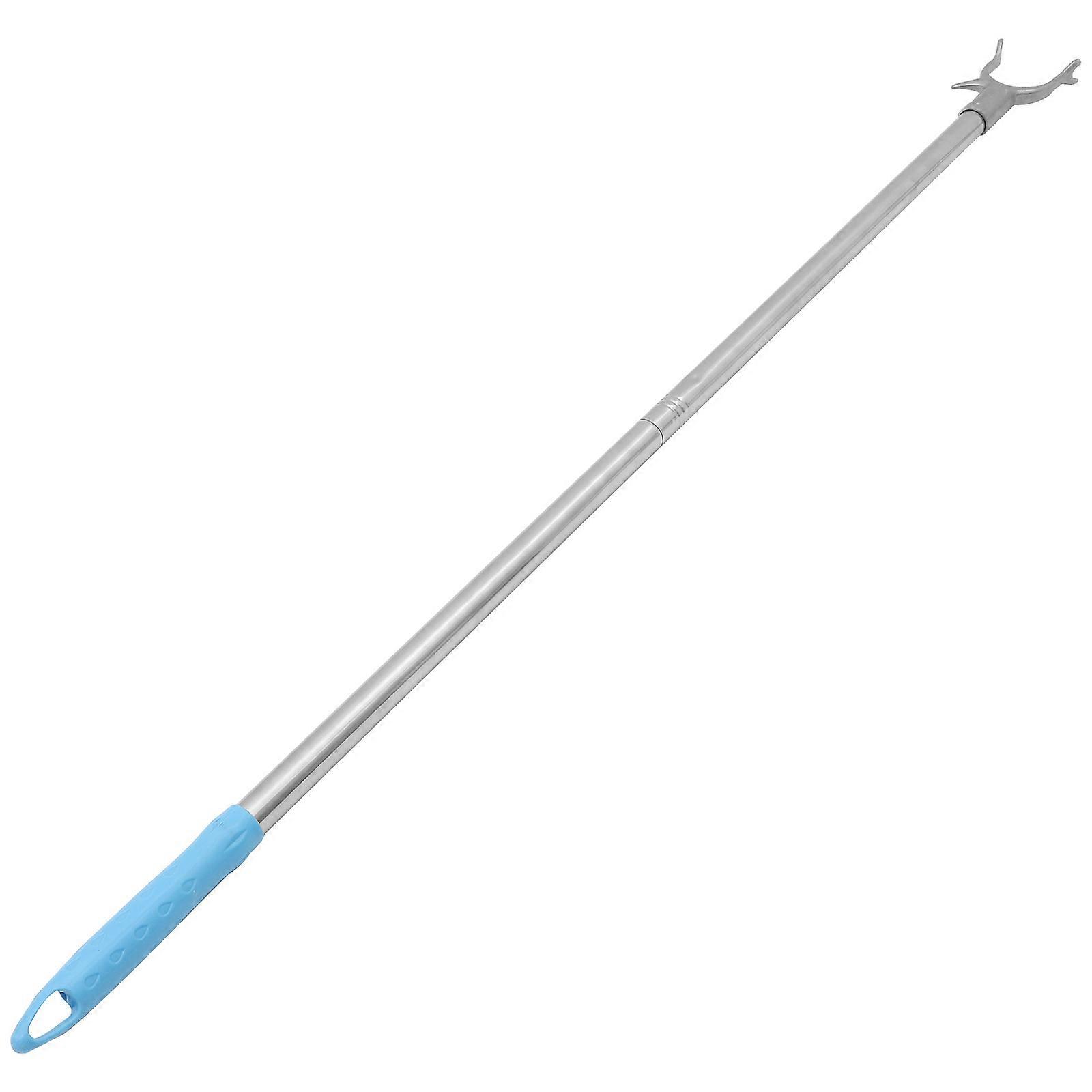 Ρούχα Reacher Pole Με Γάντζο Ντουλάπα Hook Pole Home Use Ασήμι 95.00X6.00X2.00CM Στεγνώνοντας Ρούχα 1Τμχ