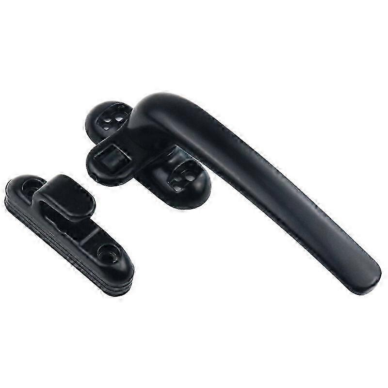 Door Handle and Window Lockable Casement Window Lock Handle Black