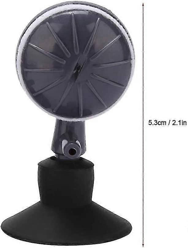 2 Pcs Air Stone Disc With Suction Cups Bubble Air Stone Diffuser Rotating Type Adjustable Oxygen For Aquariums