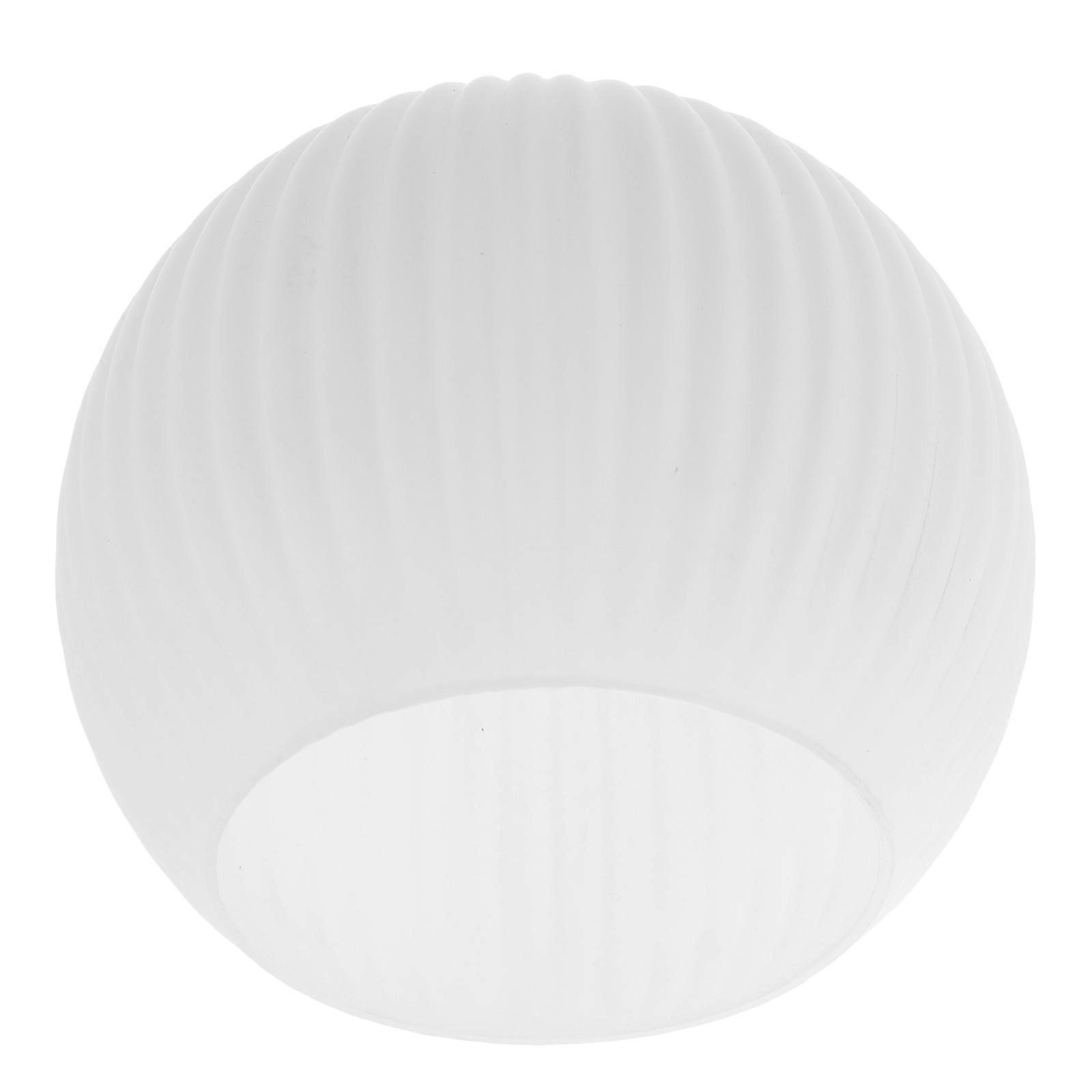 天井カバー交換用ガラスグローブランプシェードクラシックデザイン家の装飾用ホワイト15.00X15.00X13.00CM光透過率1個