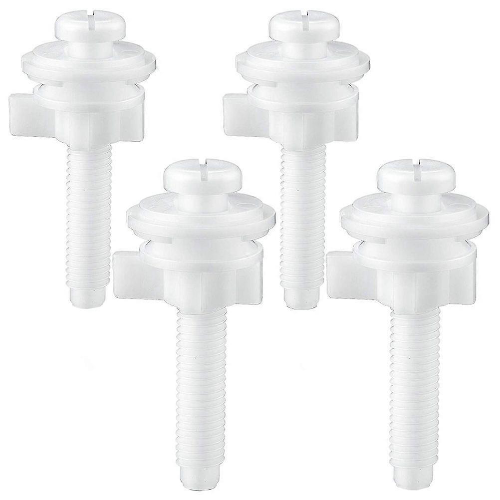 4pcs Toilettendeckelschrauben WC-Sitzabdeckung Befestigungsschrauben WC-Sitz Zubehör