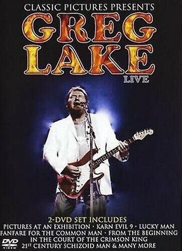 Greg Lake Live in Concert DVD (2006) Greg Lake cert E 2 discs - Region 2