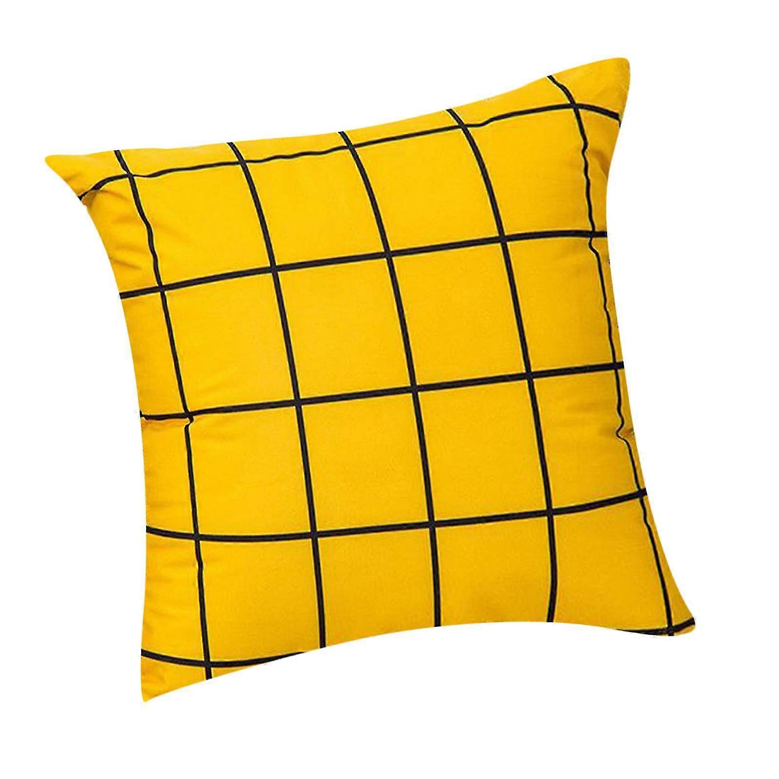 18" Geometric Pillow Case Sofa Throw Cushion Cover Suede Home Decor Style3