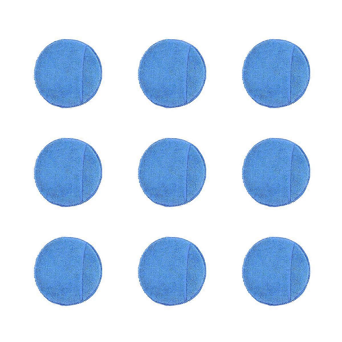 10 Pcs Microfiber Wax Applicator Ultra-soft Wax Applicator Sponge Pads with Finger Pocket Wax Applicator for