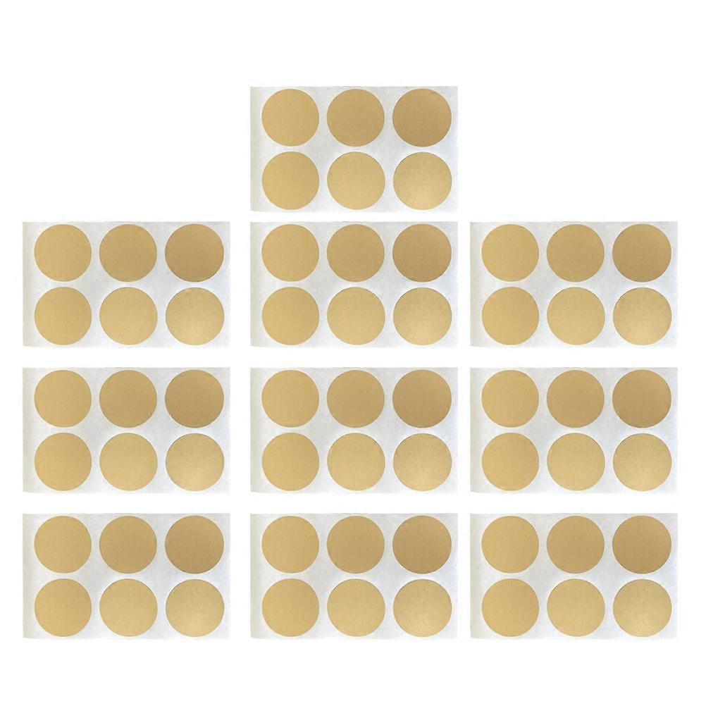 Diy Scratch Off Stickers Self Adhesive Reveal Decals For Wrapping, Party Favors & Handmade Easy To Use & Tear 10 Sheets Total