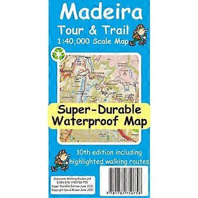 Madeira Tour And Trail Walking Map