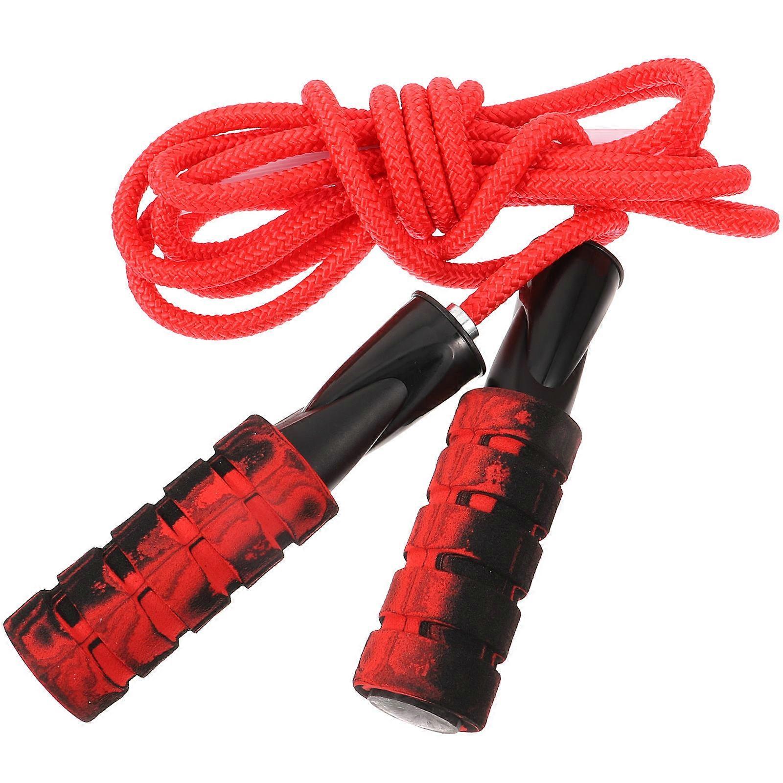 Weighted Jump Rope For Fitness Exercise Jumping Rope Durable Smooth Rubber 1Set