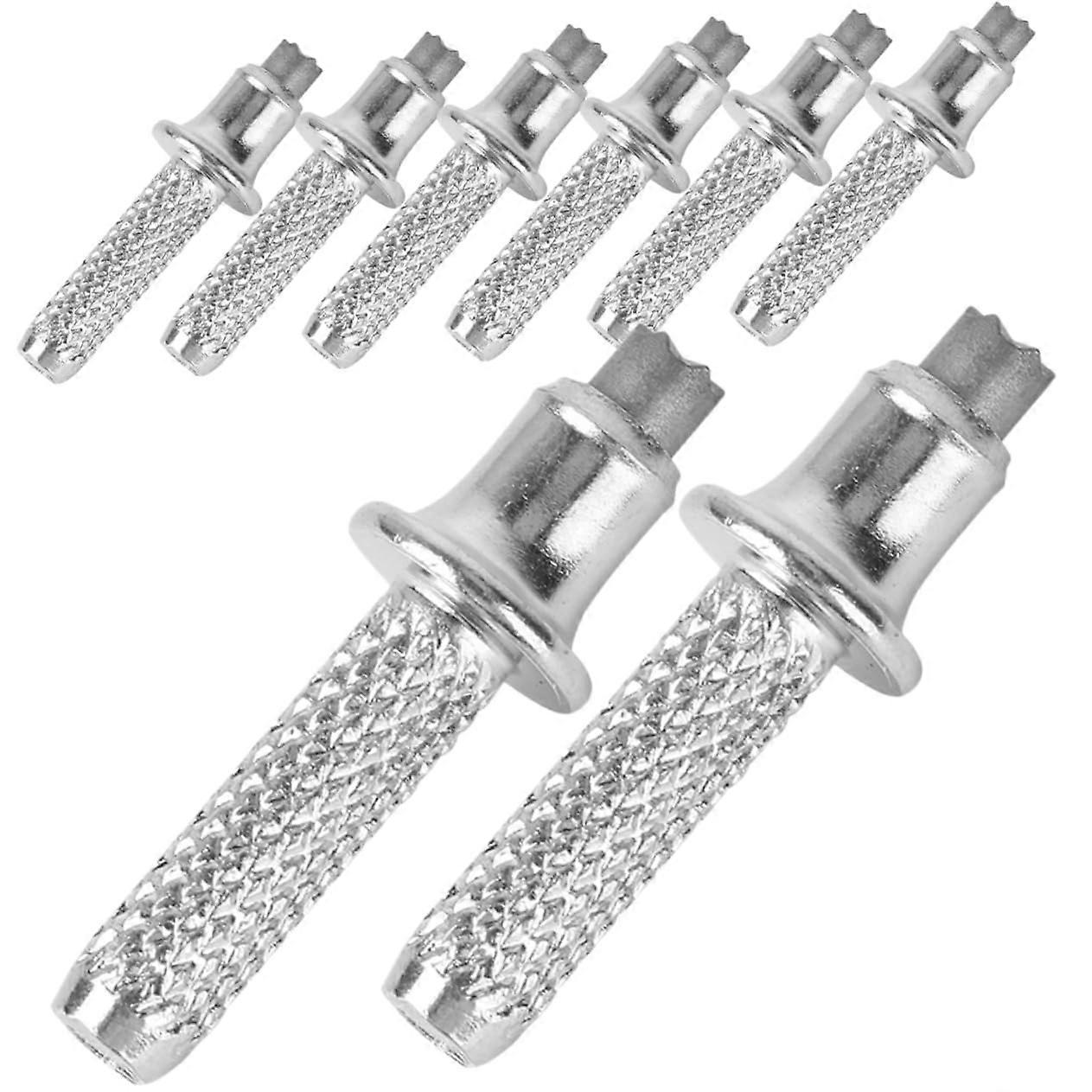 Replacement Hiking Stick Tips 8 Pack Tungsten Steel Tube Tips Compatible With Walking Poles