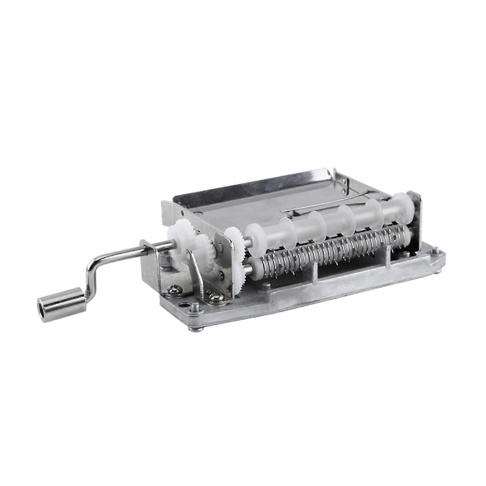 30 Note Hand Crank Music Box, Movement, Hole Punch, 3 Strips, Create Your Own Songs