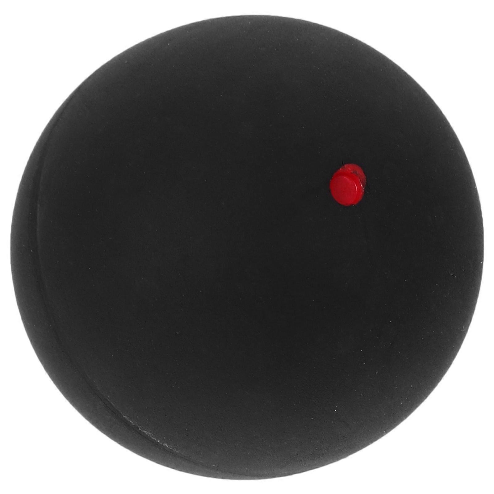Squash Ball Racket Ball Professional Training Racket Ball Black 37MM High Elastic Squash Ball 1Pcs