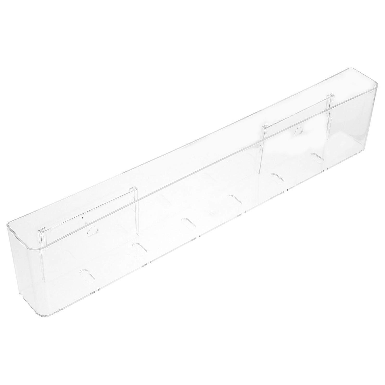 Cd Storage Display Rack Acrylic CD Stand Rack Storage Simple Style Office Use 1Set